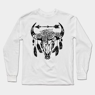 Cow Skull Long Sleeve T-Shirt